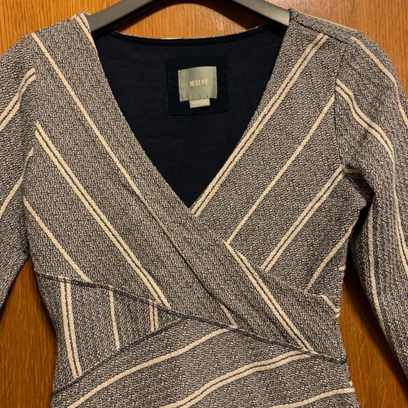 Anthropologie Maeve Stripe Column Sheath Dress - Picture 2 of 8